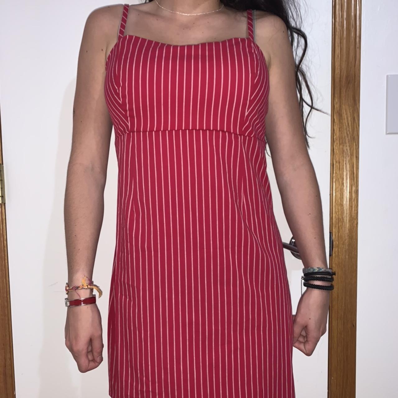 Kendall and Kylie Pacsun red striped dress