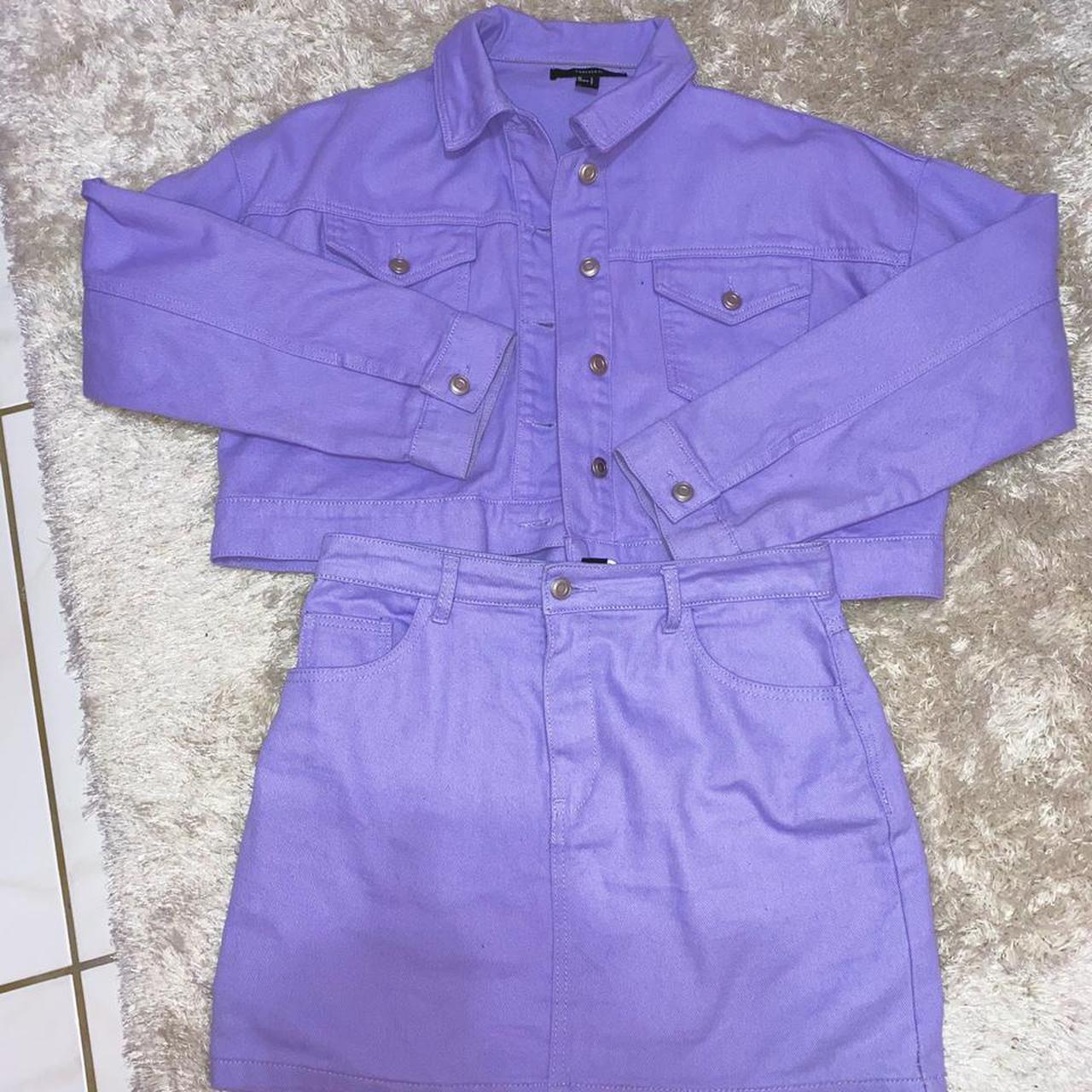 lavender jean jacket