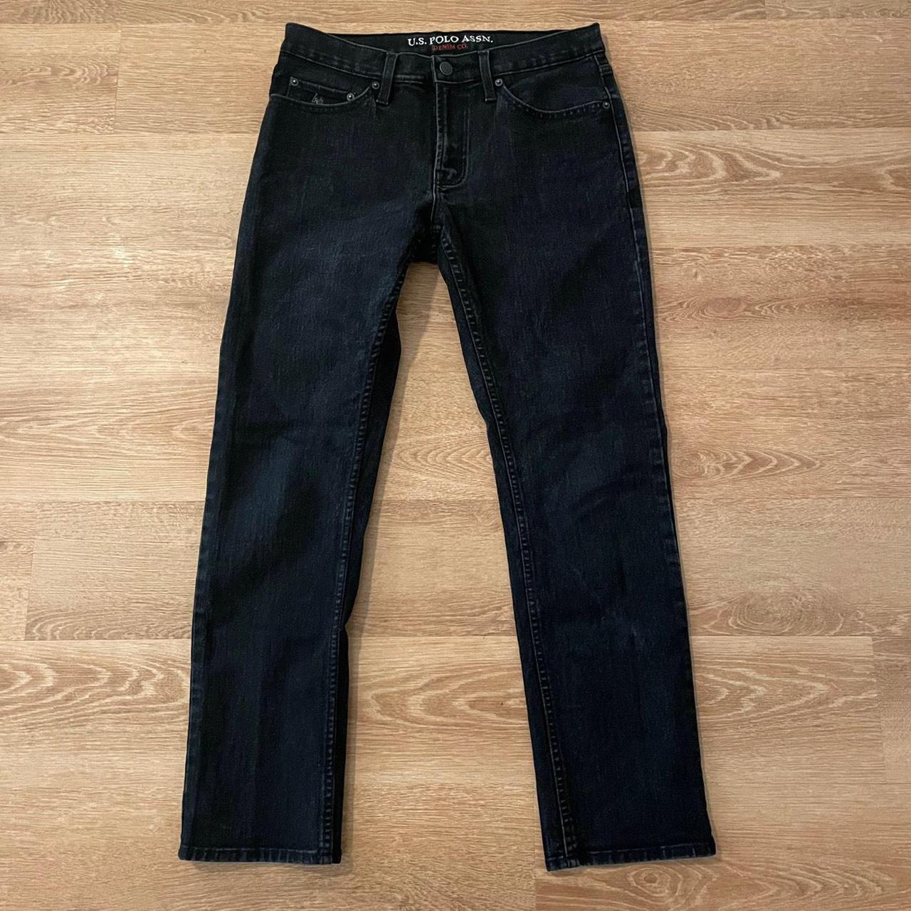 U.S. Polo Assn. Men's Black Jeans | Depop