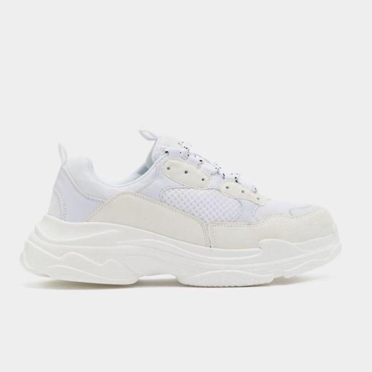 nasty gal white platform sneakers
