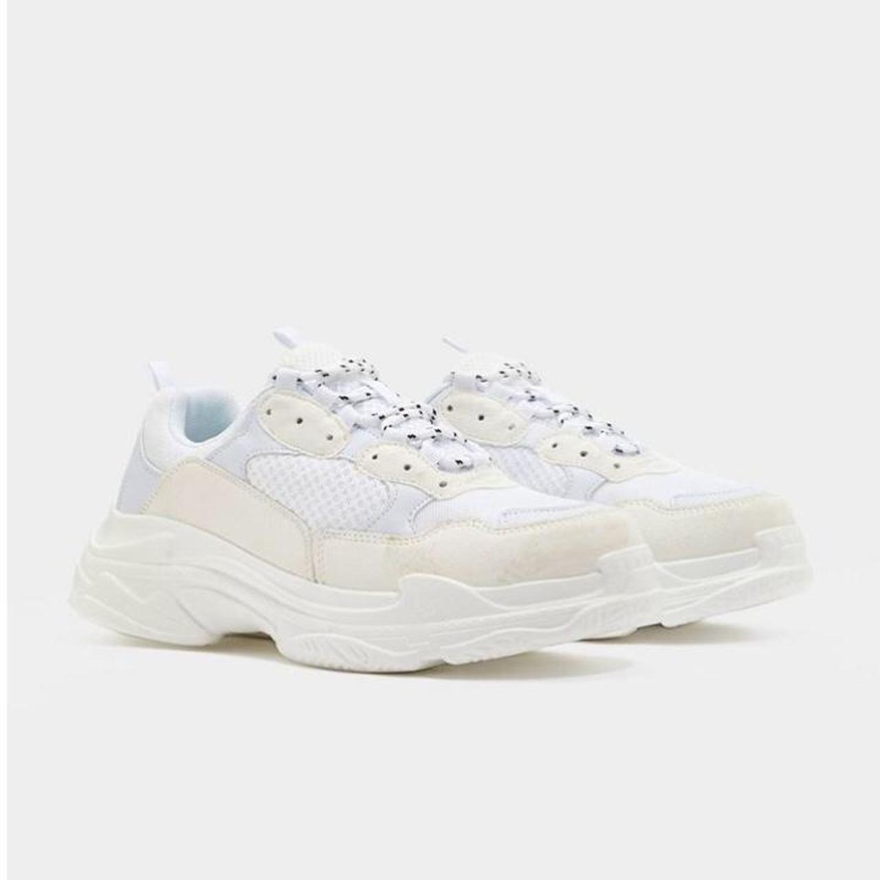 nasty gal white chunky sneakers