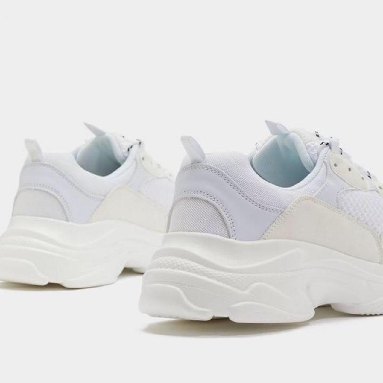 nasty gal white chunky sneakers