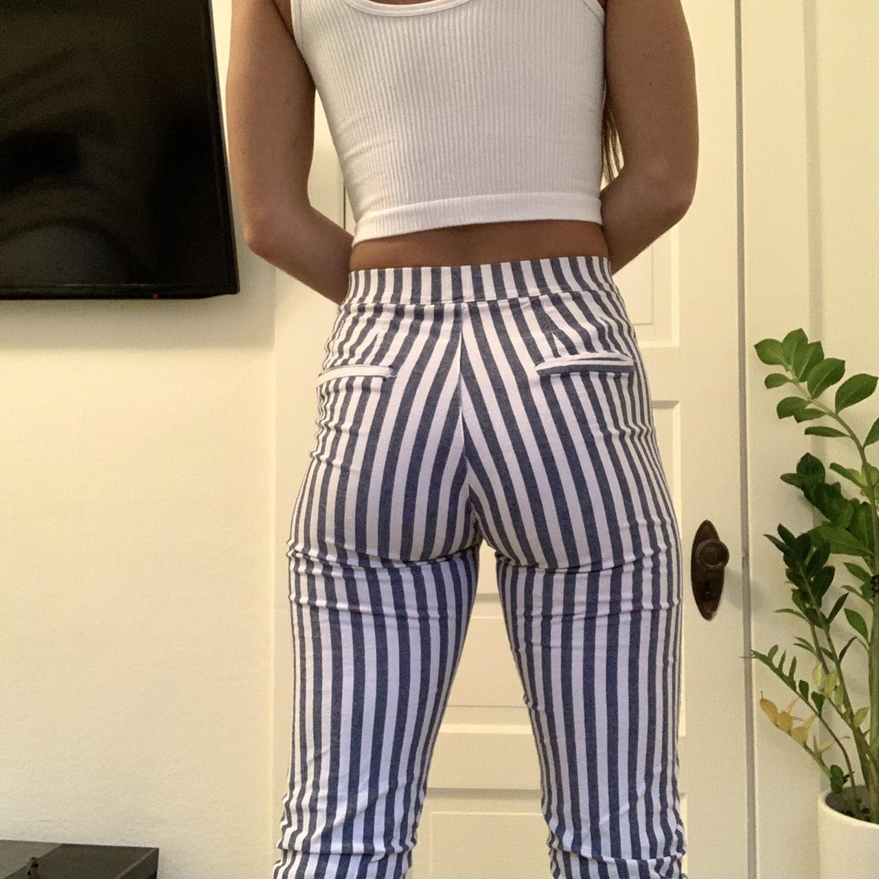 Striped brandy melville on sale pants