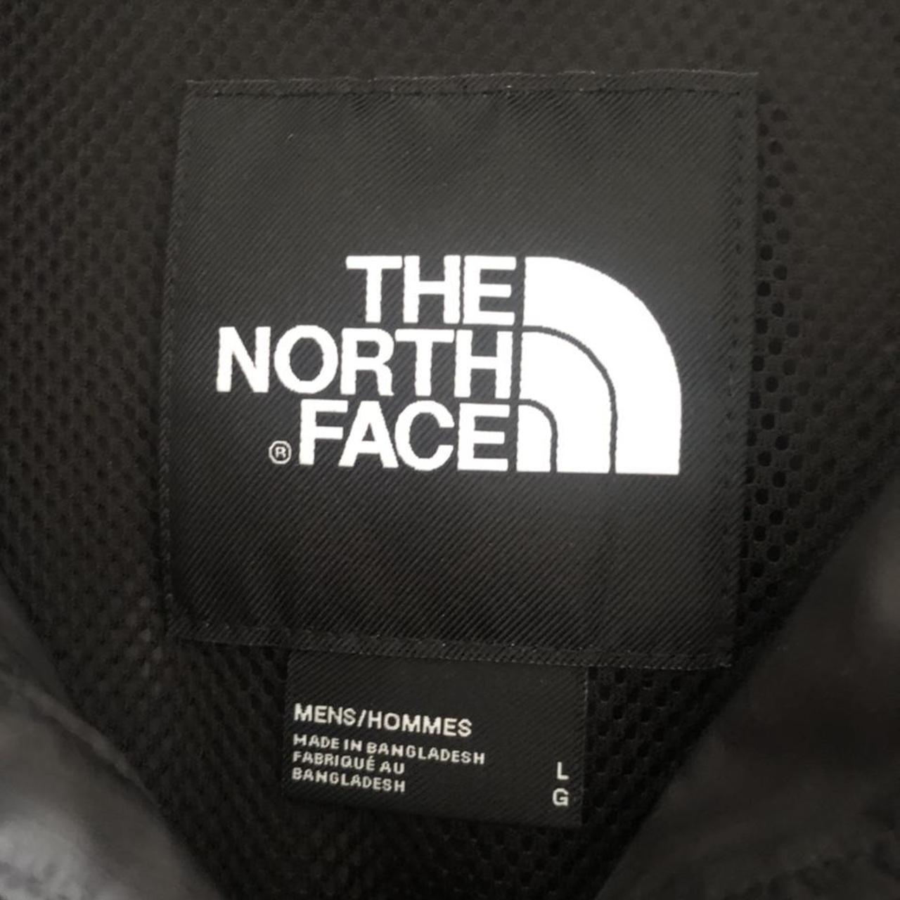 North face half zip anorak jacket in black and... - Depop