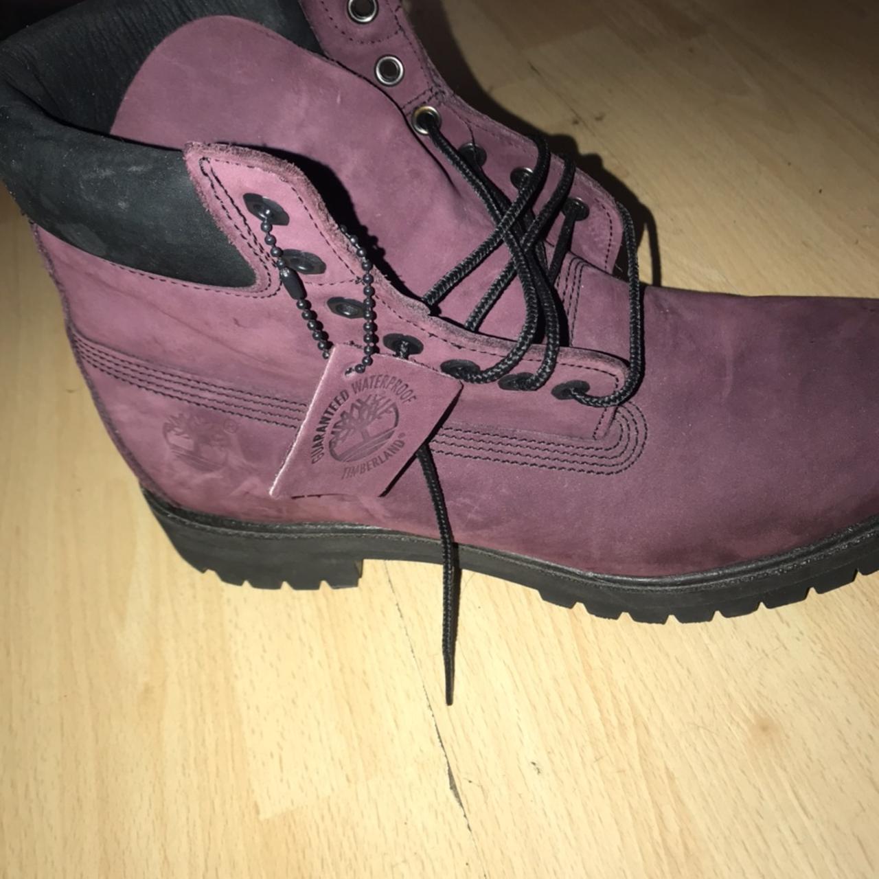 Plum 2024 timberland boots