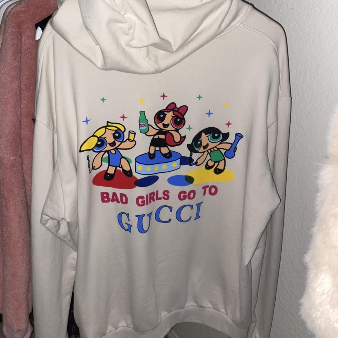 Mega Yacht All Good Girls Go To Chanel Bad Girls Go To Gucci Cream Hoodie