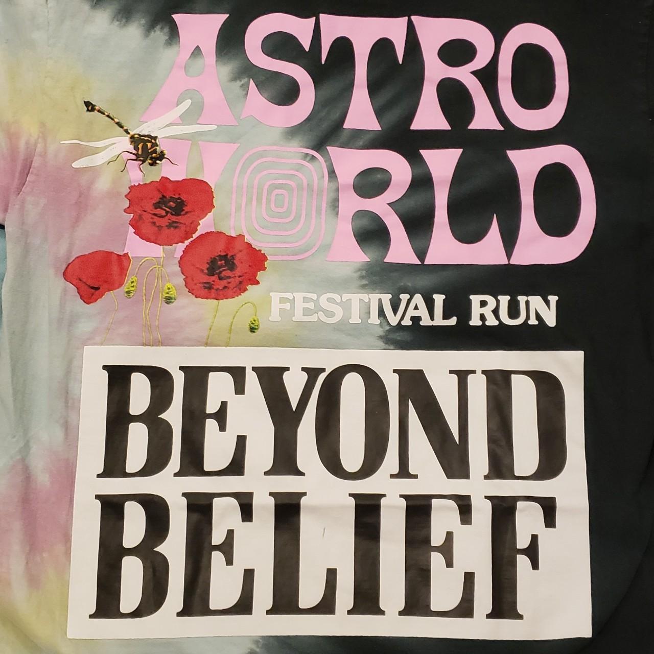 Travis Scott Astroworld Festival Run Beyond Belief Hoodie