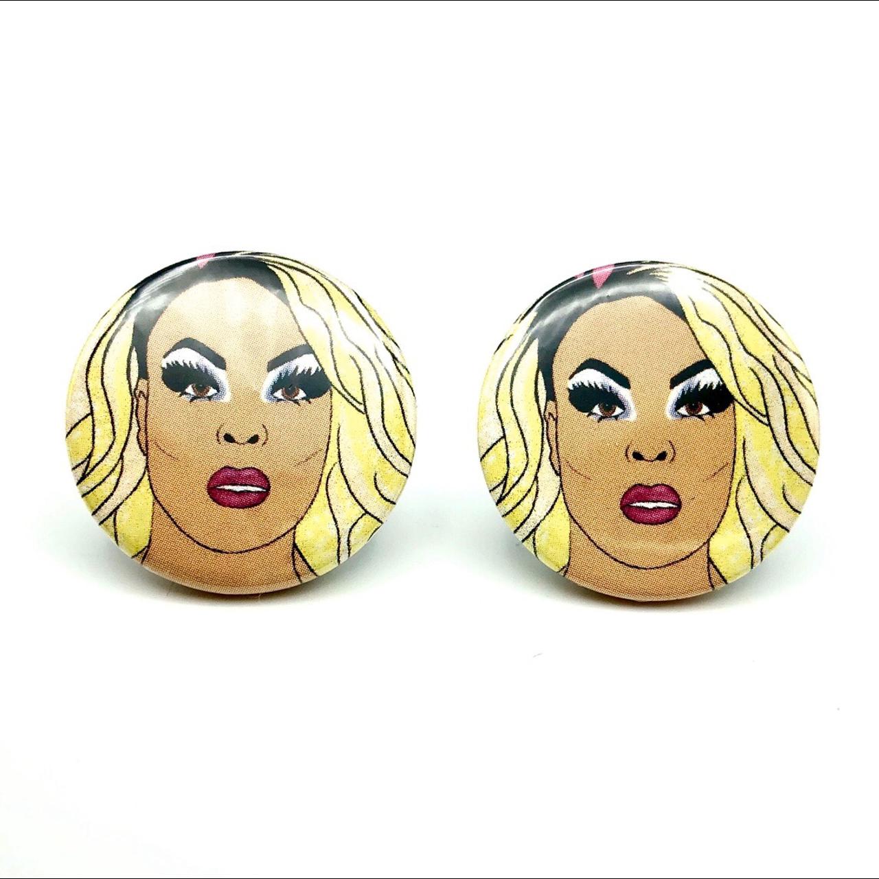 Miss Vanjie RuPauls Drag Race Queen Stud Button Depop