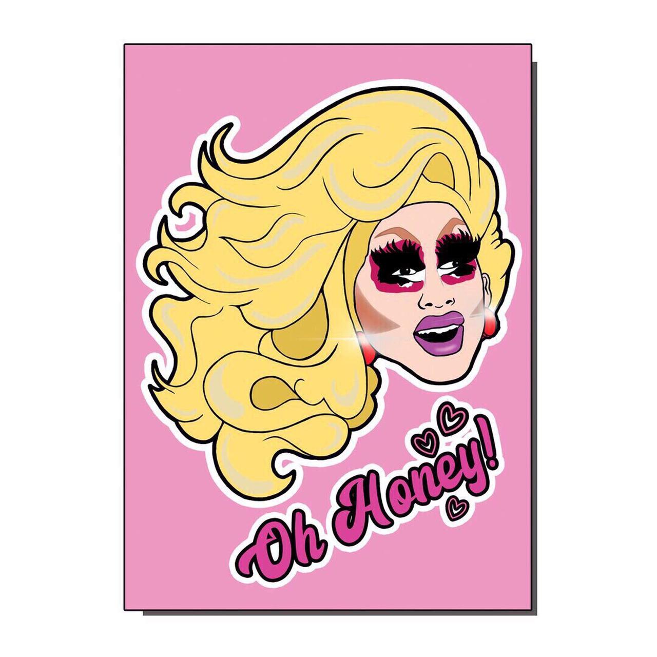 Oh Honey Trixie Mattel Bubble Bear Enamel Pin Badge RuPaul's Drag Race  Brooch