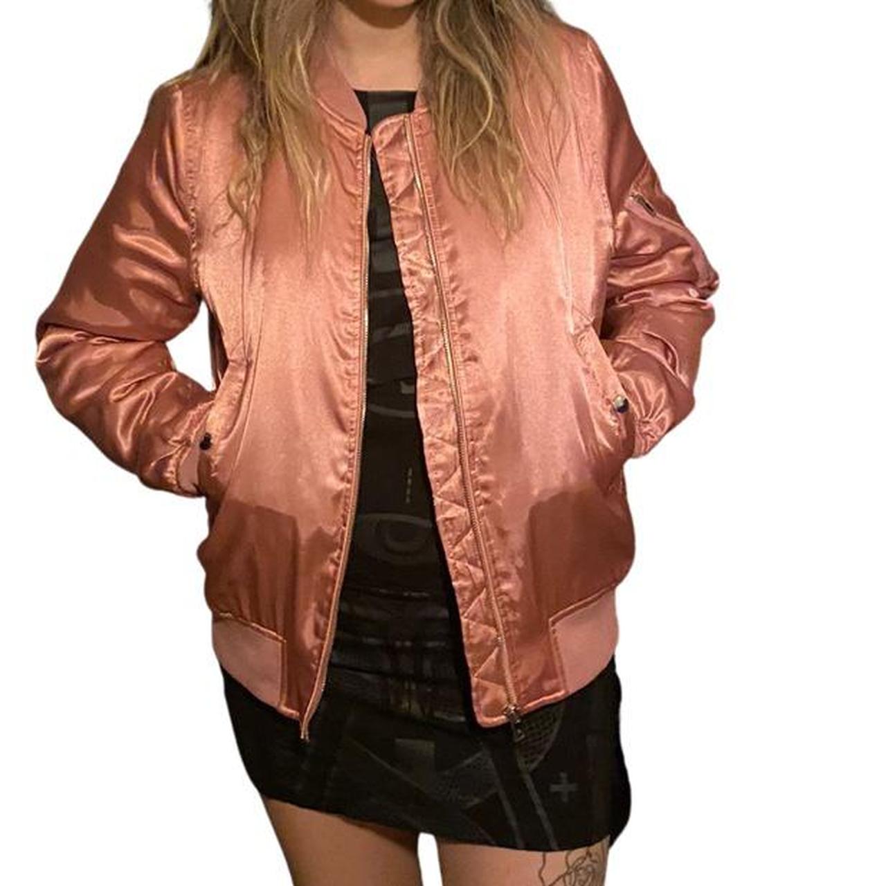 mango satin bomber jacket