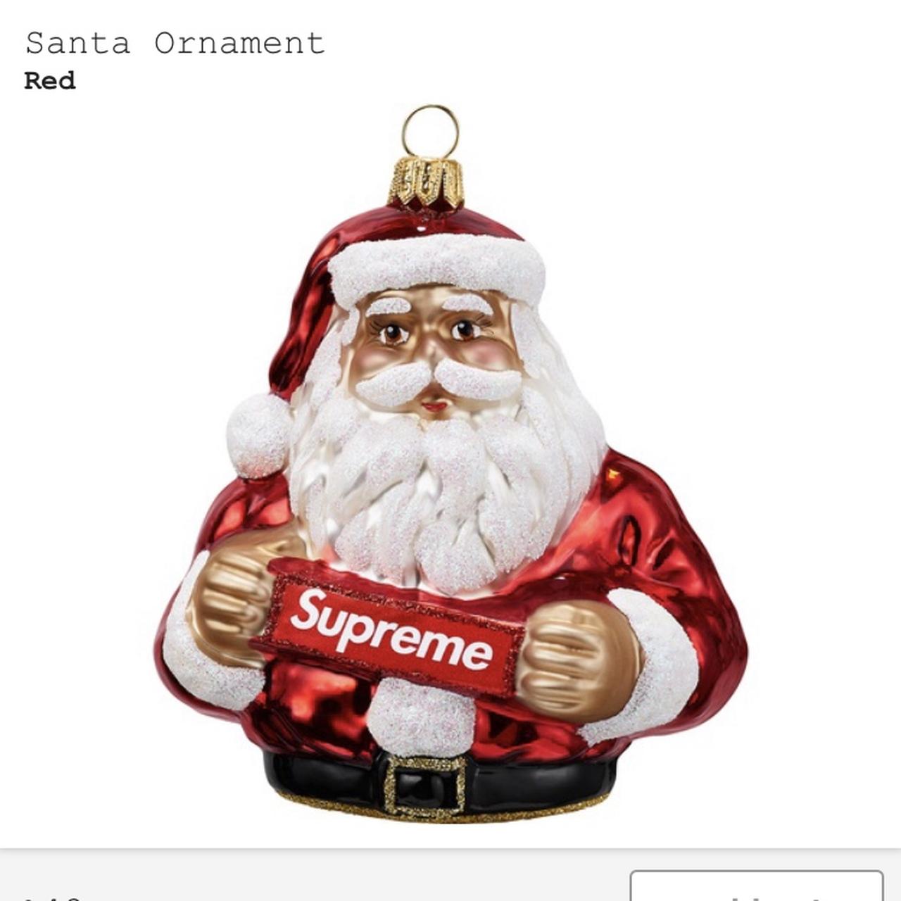 Supreme Santa Ornament Red | hmgrocerant.com