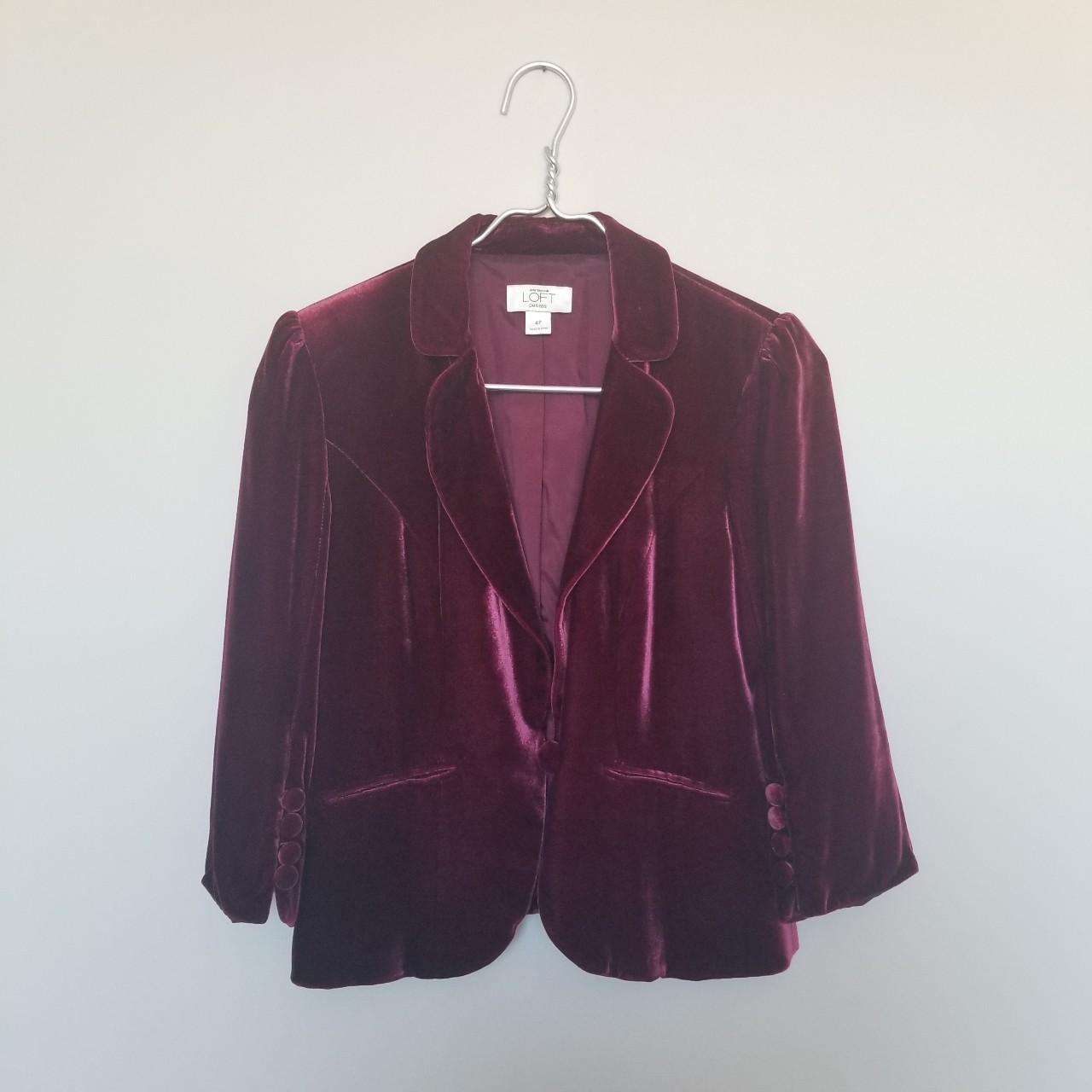 Ann taylor clearance velvet jacket