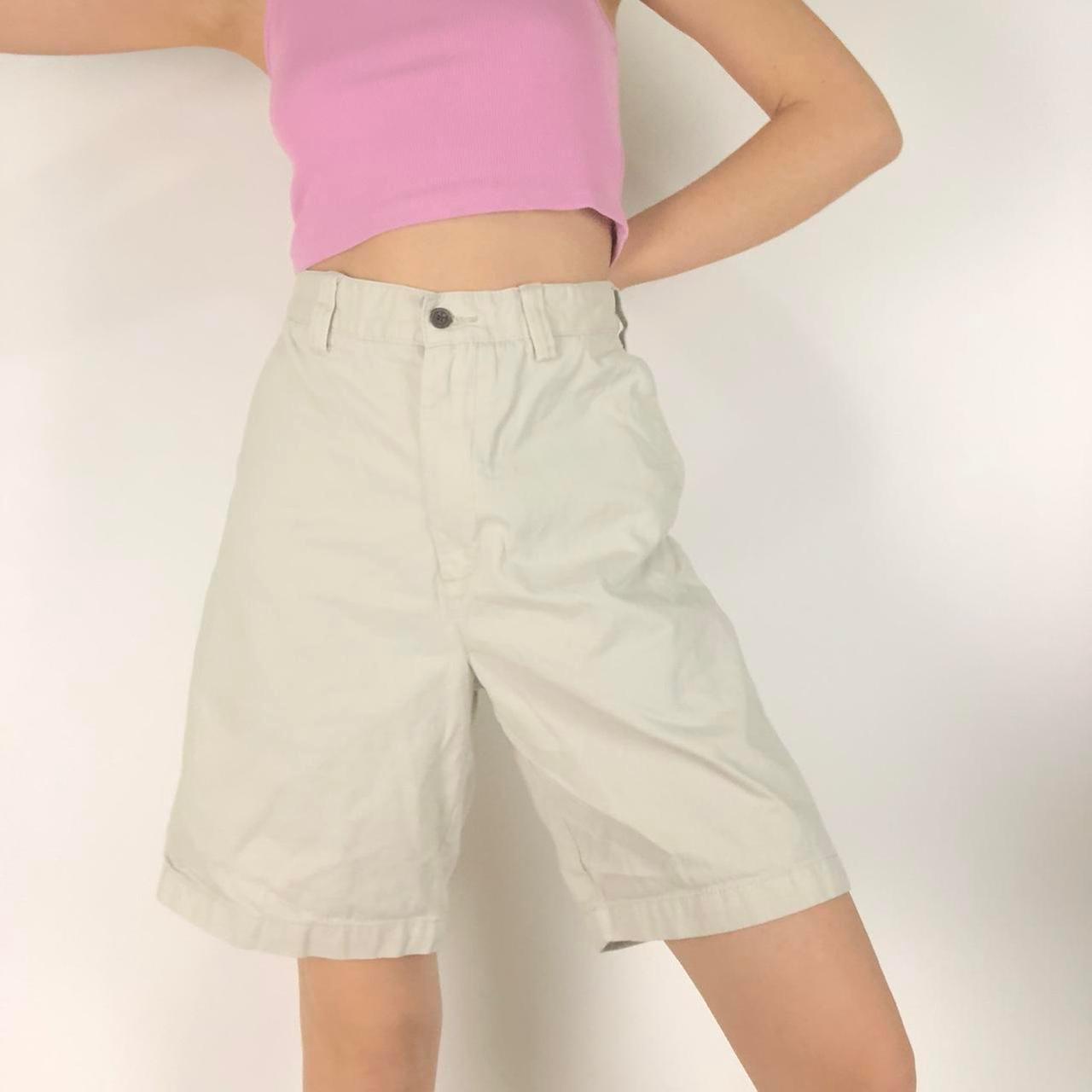 Product Image 1 - High waisted beige long shorts

These