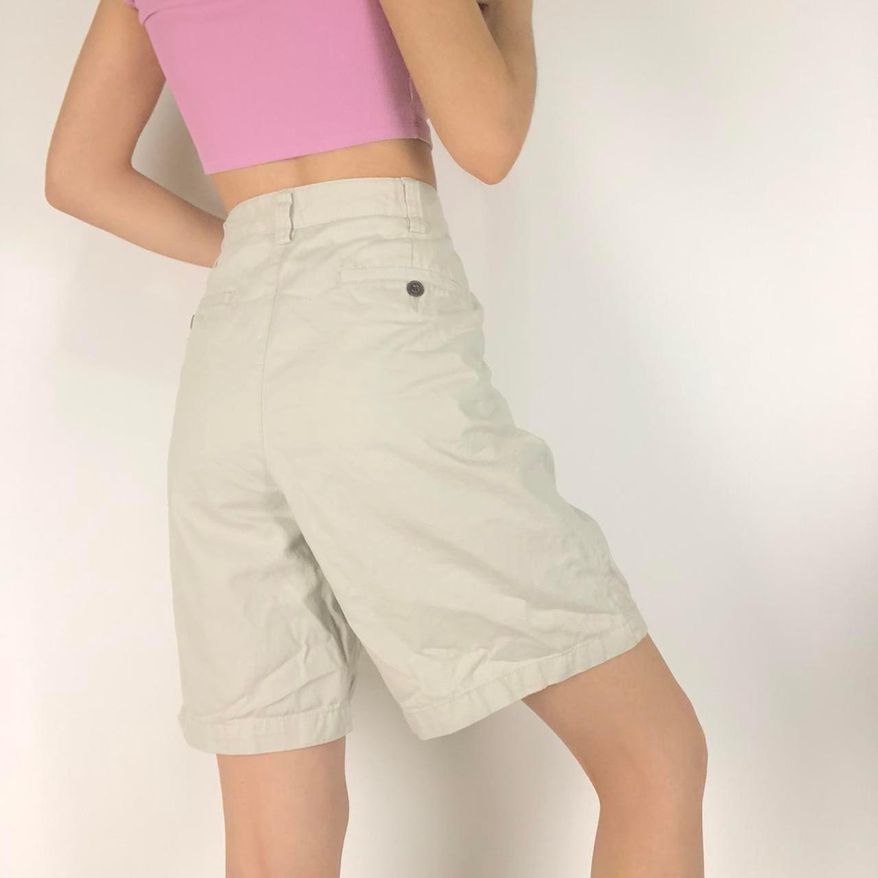 Product Image 2 - High waisted beige long shorts

These