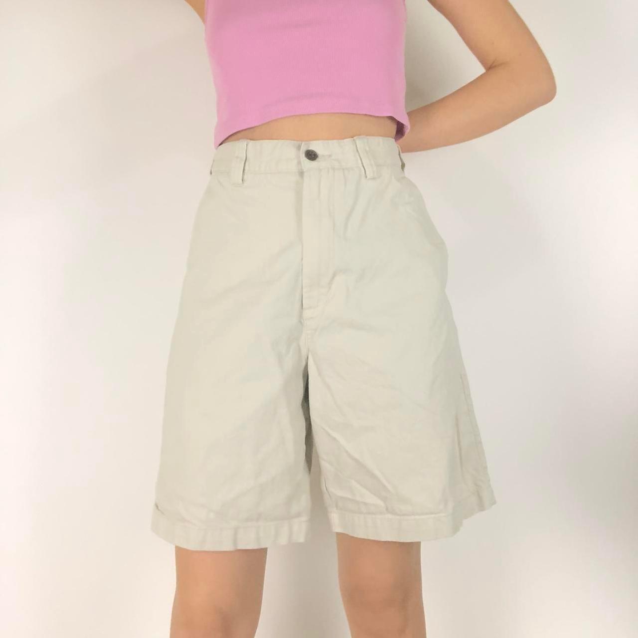 Product Image 4 - High waisted beige long shorts

These