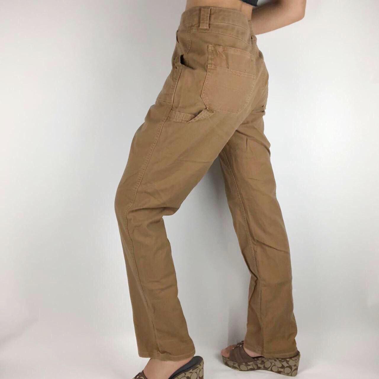 High waisted dickies tan carpenter pants Super sick... Depop