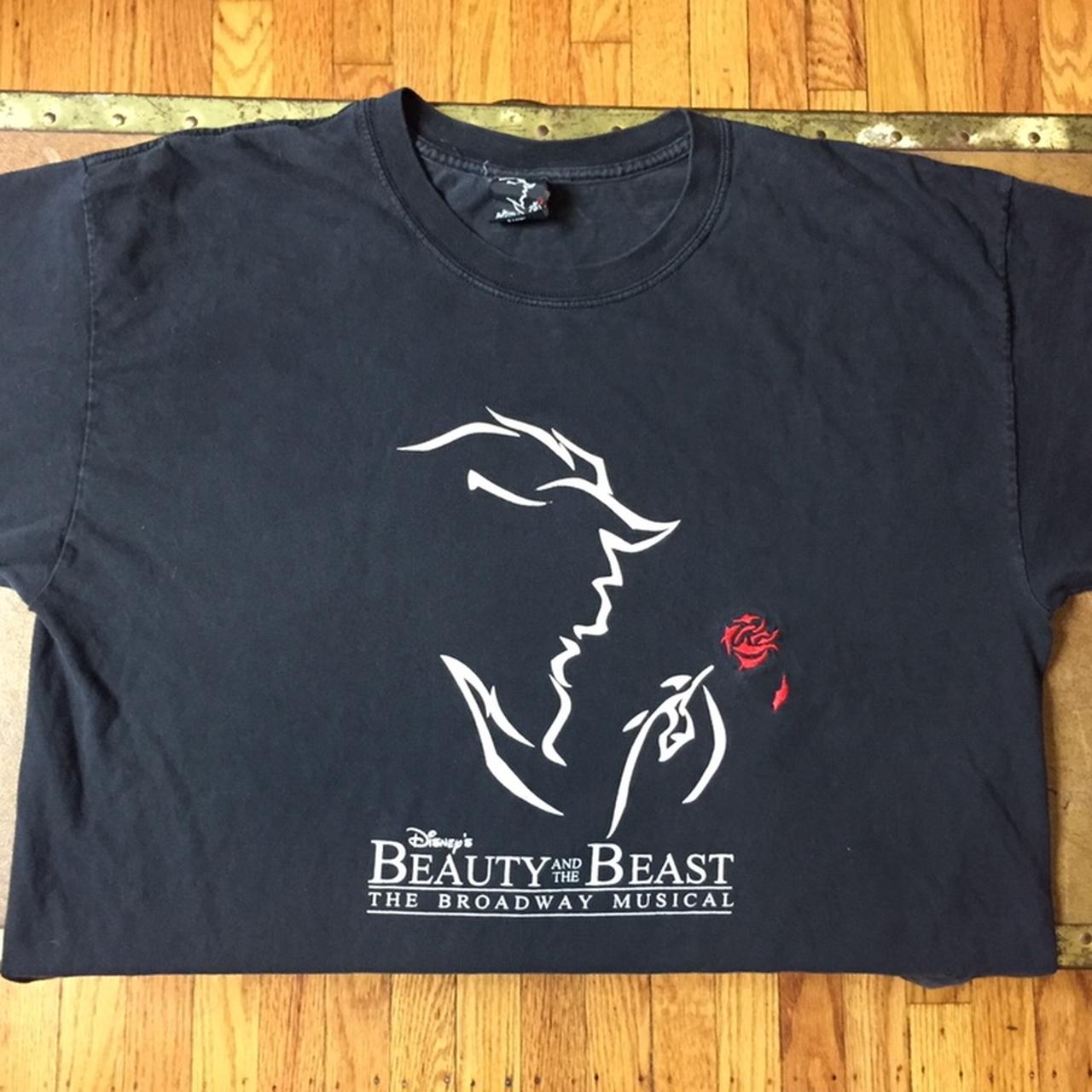 Vintage Disney Beauty & The Beast Musical T shirt...