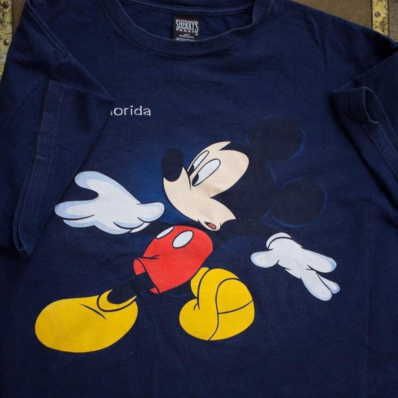 mickey mouse blue shirt