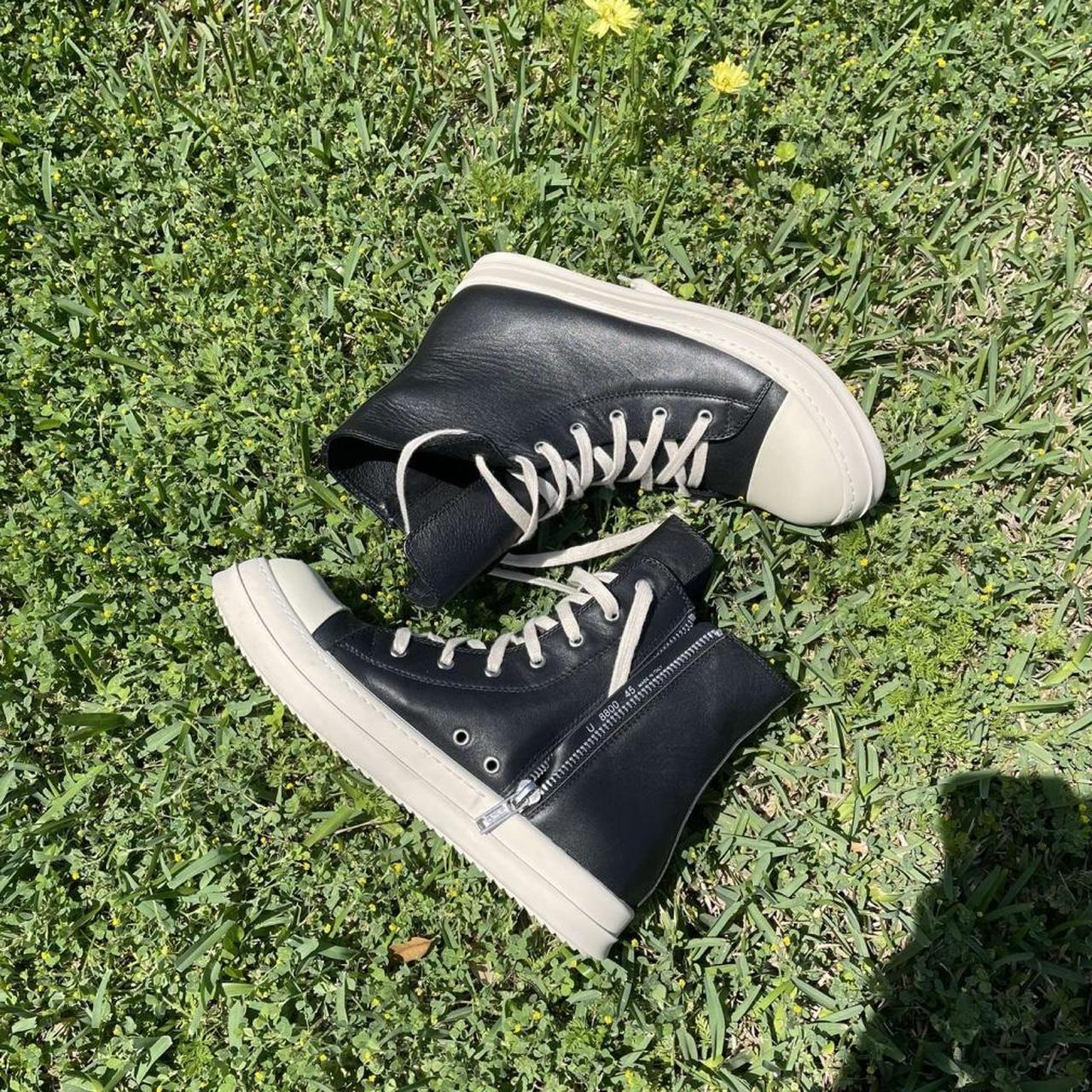 rick owens drkshdw leather