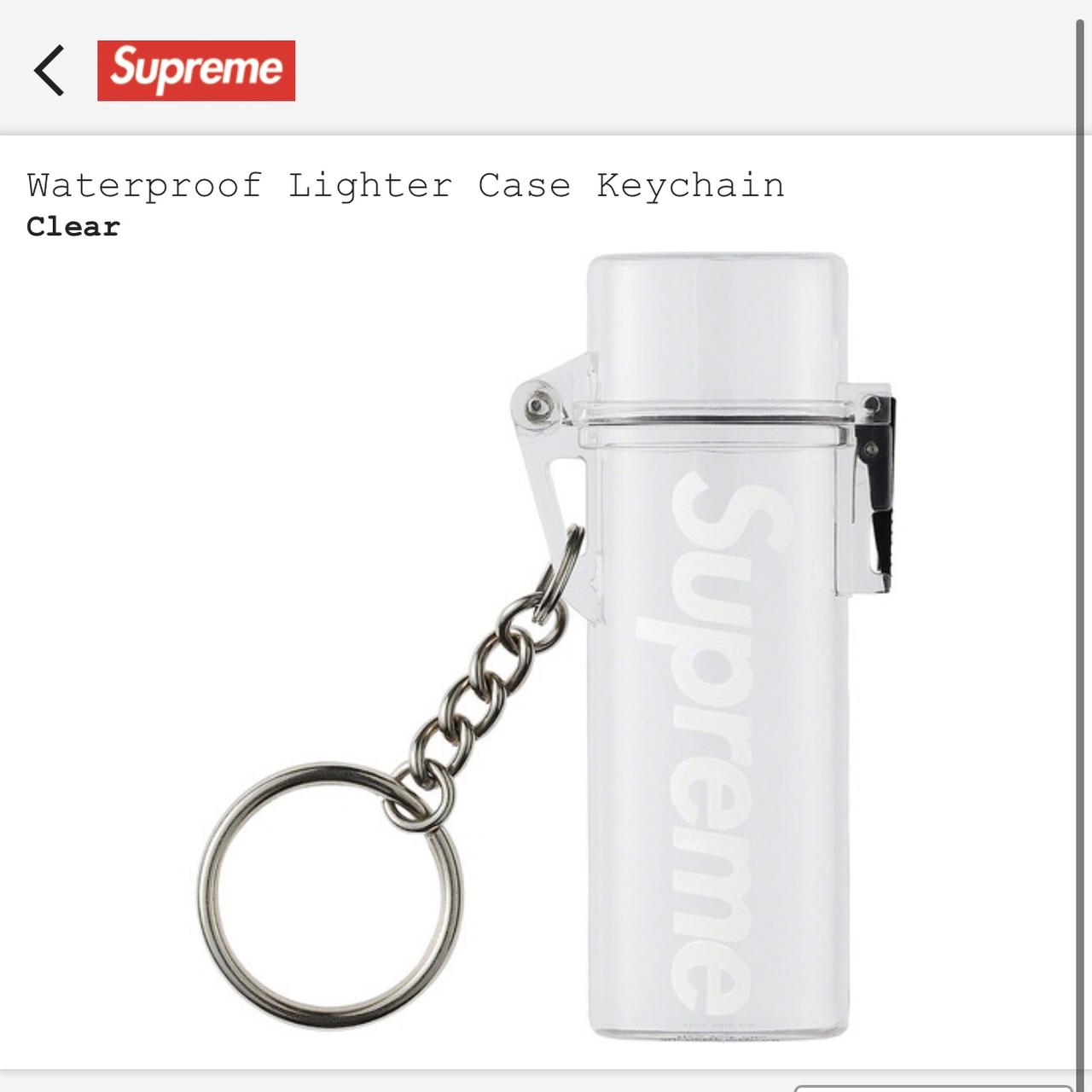 Waterproof Lighter Case Keychain both colours in - Depop