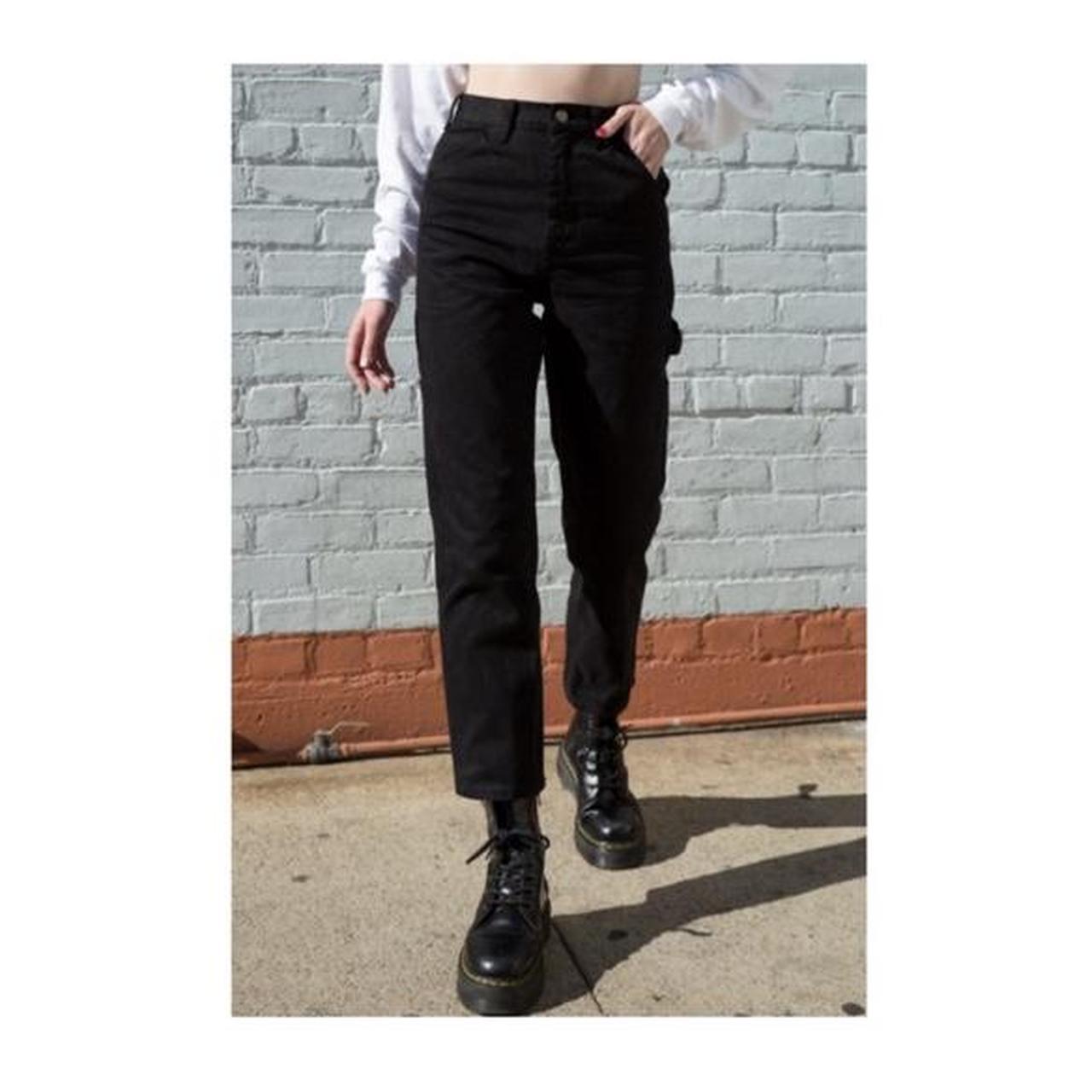 black painter pants