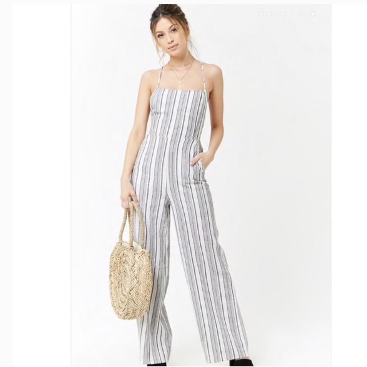 Shop Smocked Tube Jumpsuit for Women from latest collection at Forever 21   336219