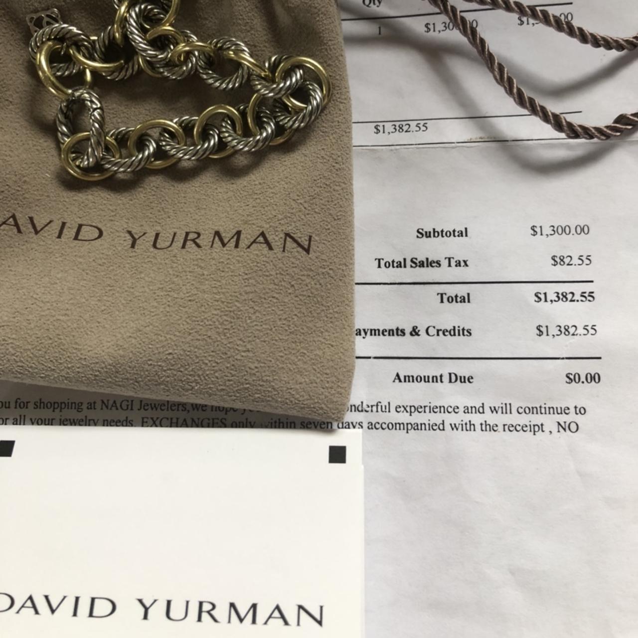 David Yurman Women S Gold And Silver Jewellery Depop   P0 