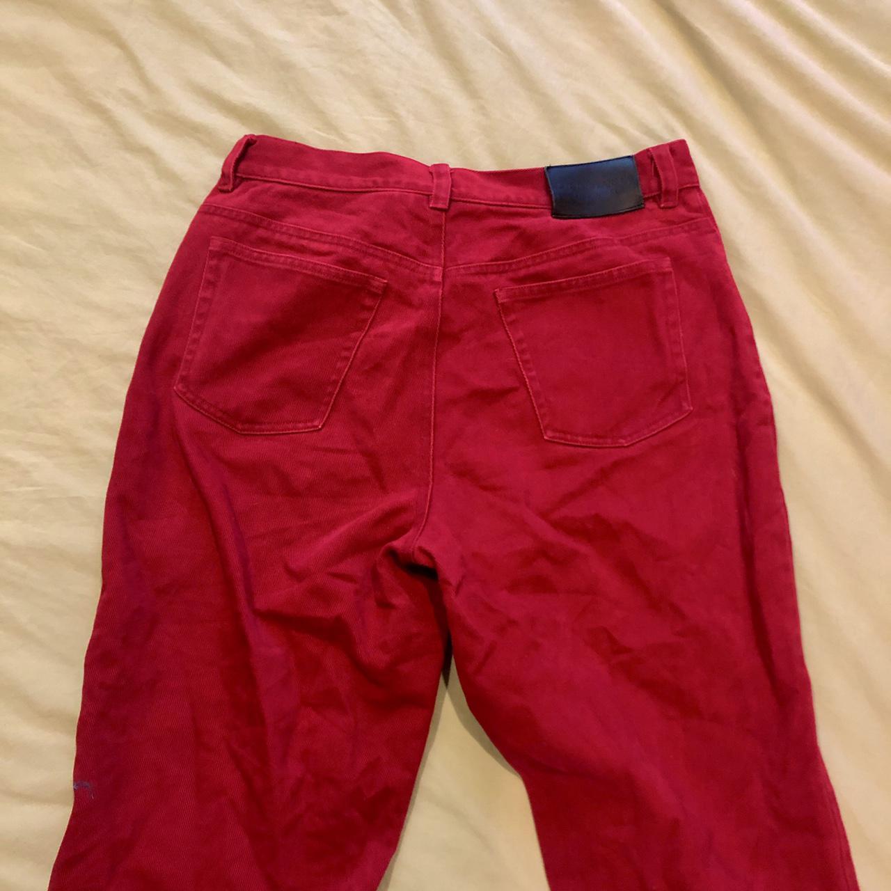 Ralph Lauren Women's Red Jeans | Depop