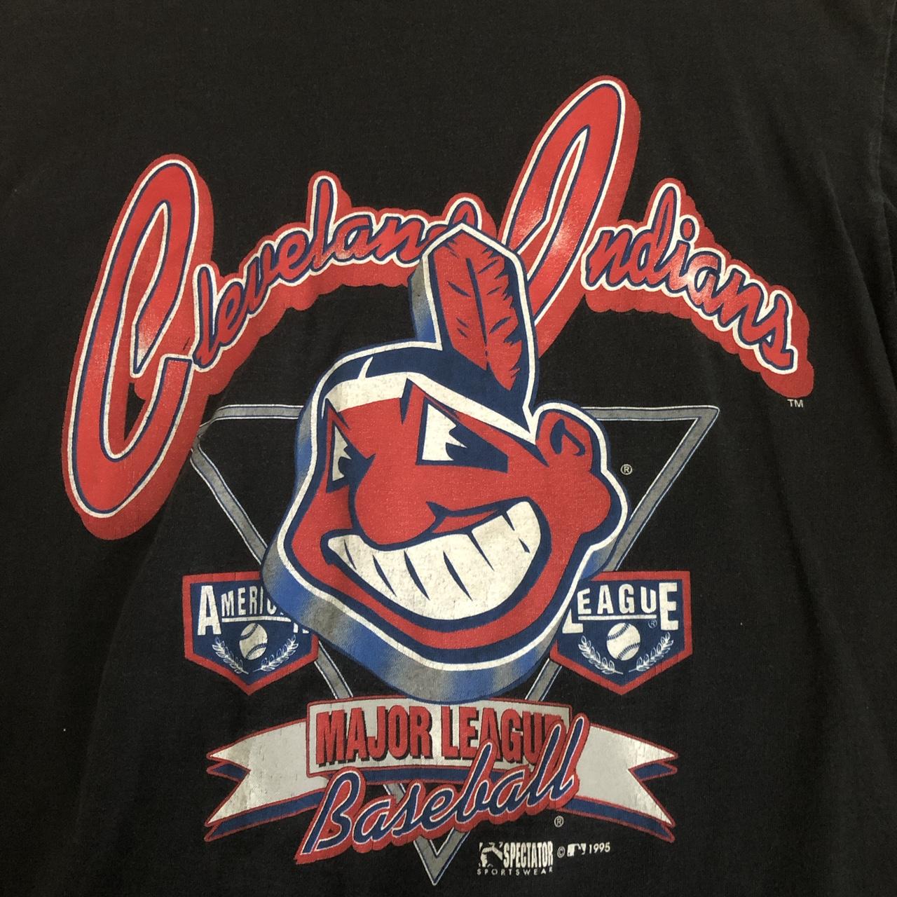 Vintage 1998 Chief Wahoo T Shirt Cleveland Indians - Depop