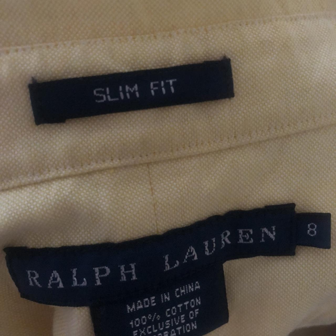 Polo Ralph Lauren Women's Yellow Shirt | Depop