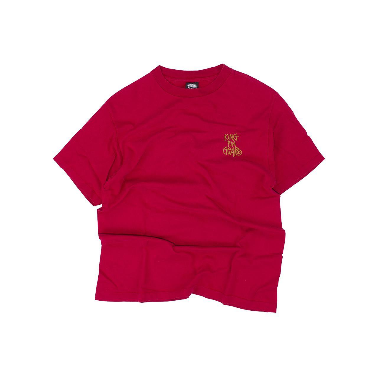 トップス 80s stussy king pin gear Vintage Stussy King Pin Gear Shirt - TokoPyramid