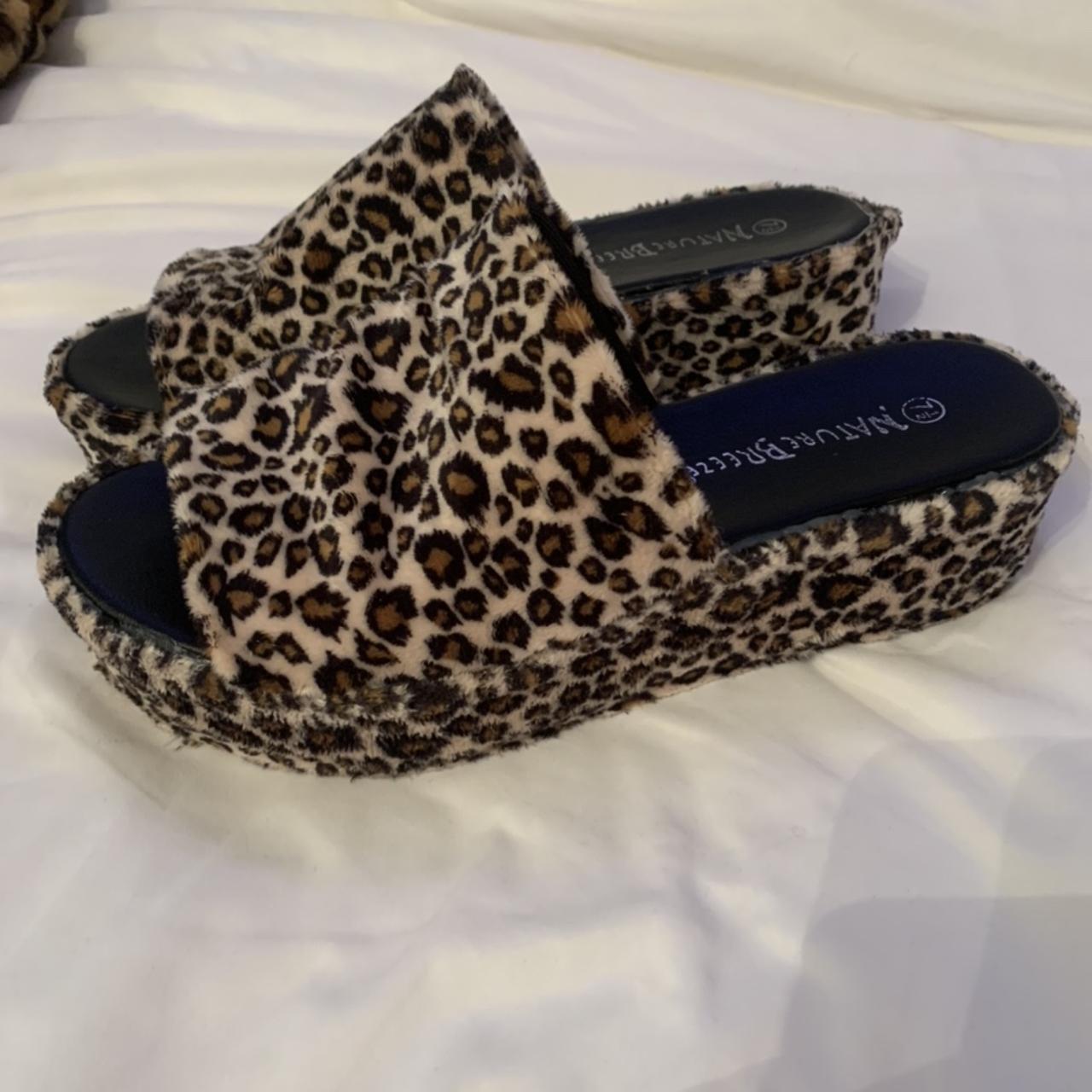 cheetah slip on shoes