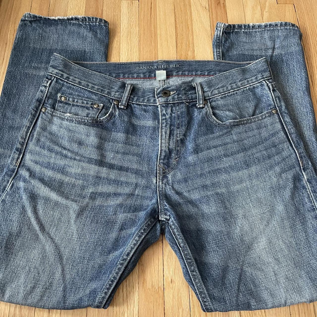 Banana Republic Men's Blue Jeans | Depop