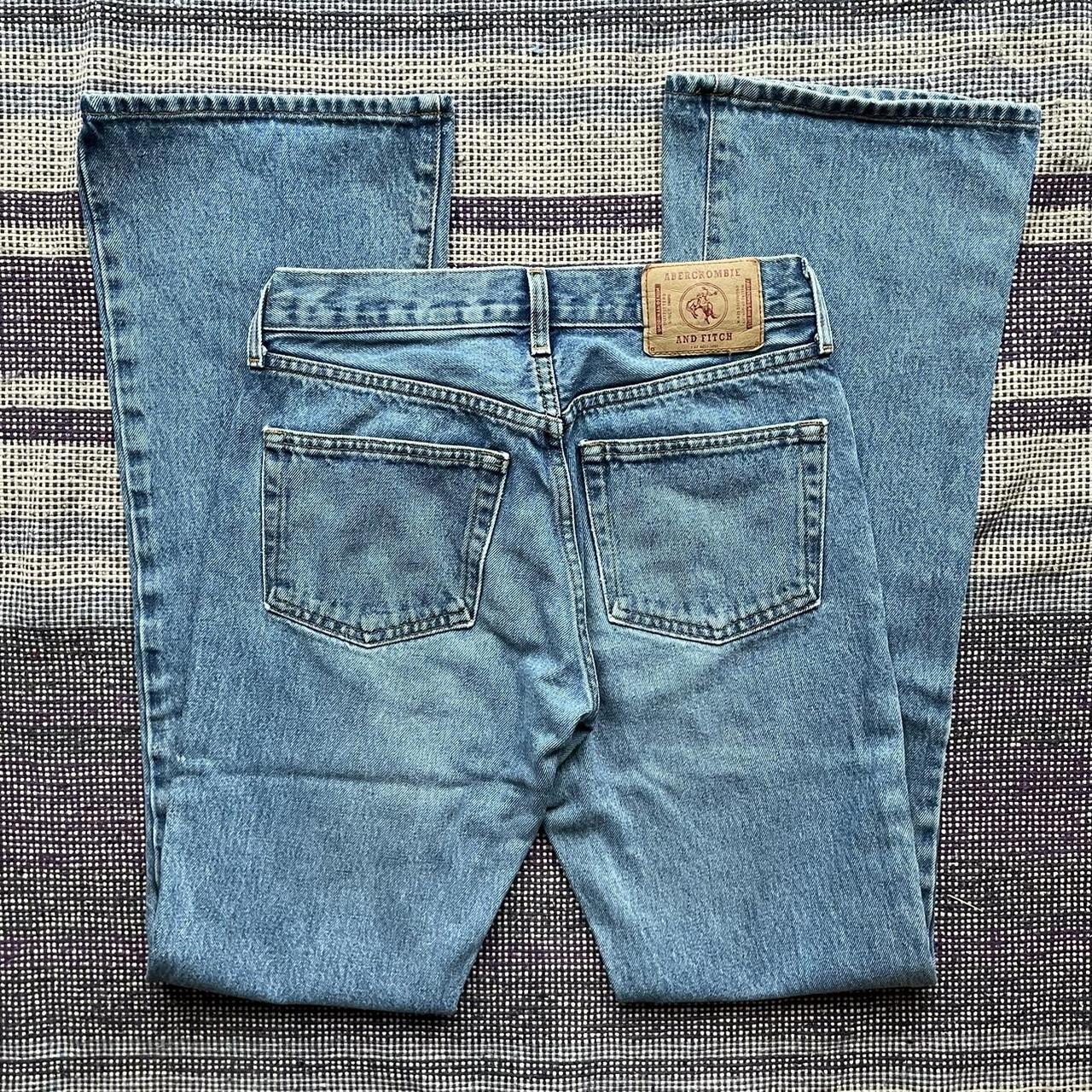 Vintage 90s Abercrombie & Fitch Low Rise Flare Jeans... - Depop