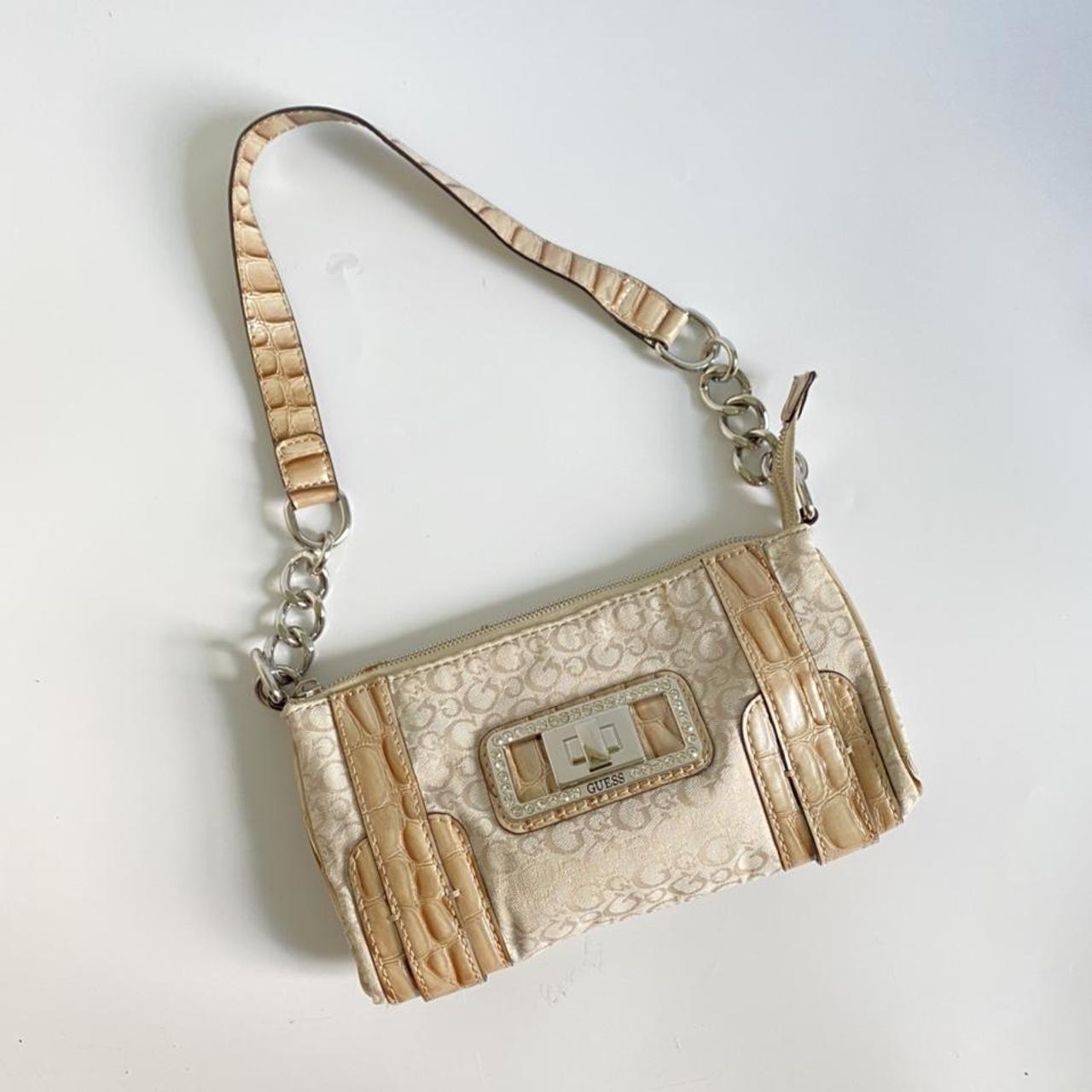 Vintage Guess Croc Chain Shoulder Bag NWT EXTRA... - Depop