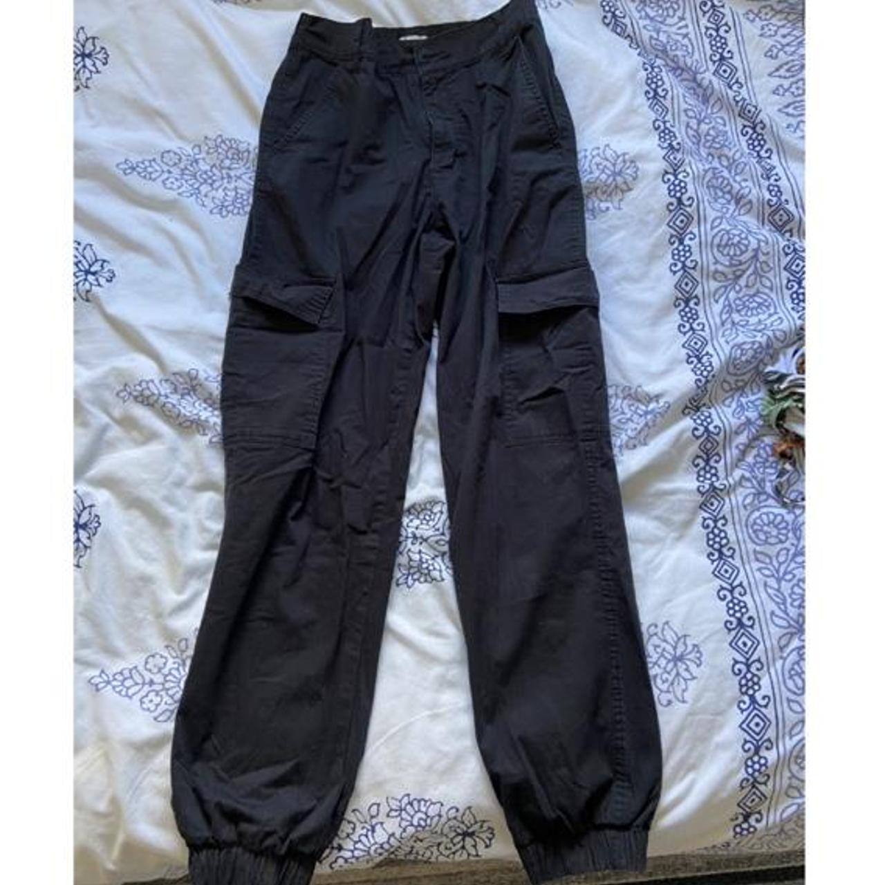 Garage black cargo pants. Super comfy and plenty of... Depop