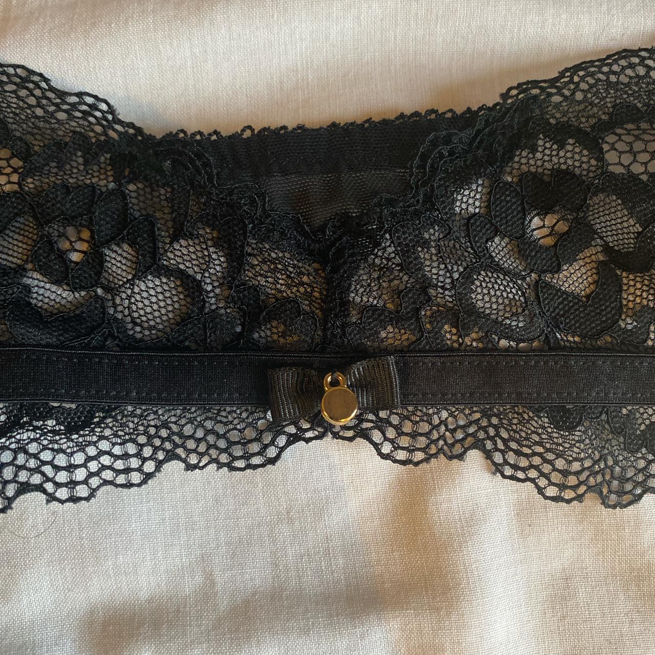 Black lace suspenders Ann Summers Brand new... - Depop