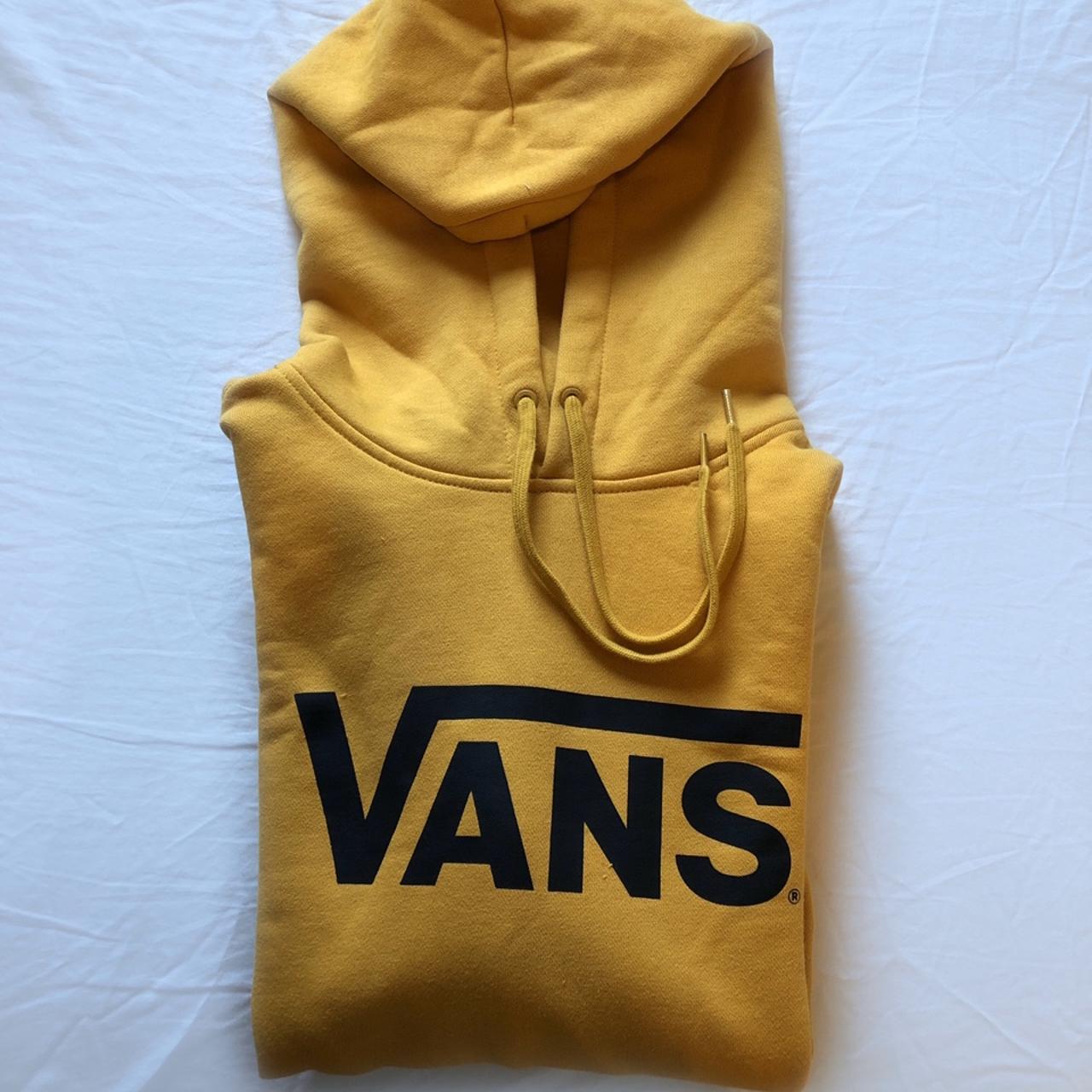 mustard yellow vans hoodie