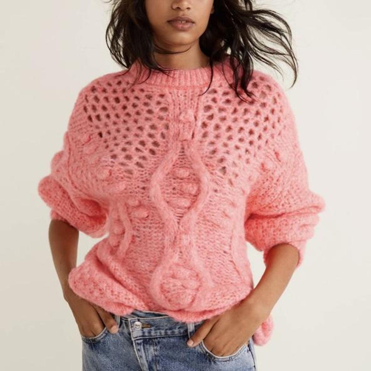 Mango pink cheap jumper