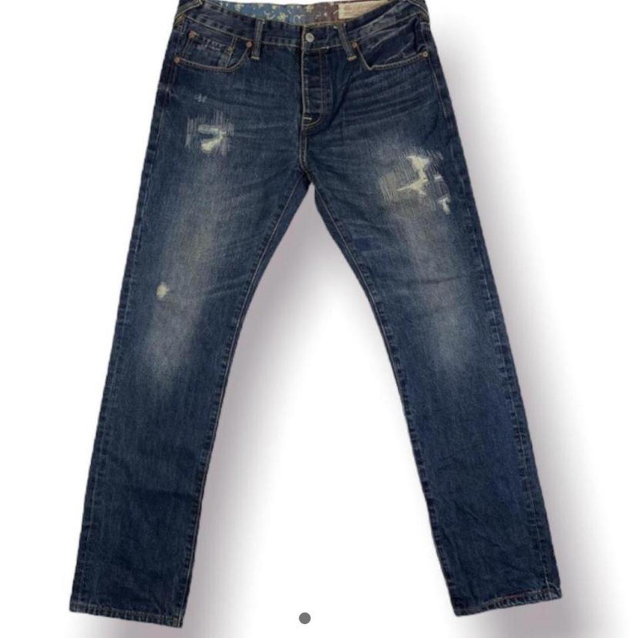 Evisu Daicock Jeans- rare piece and colourway. Worn... - Depop
