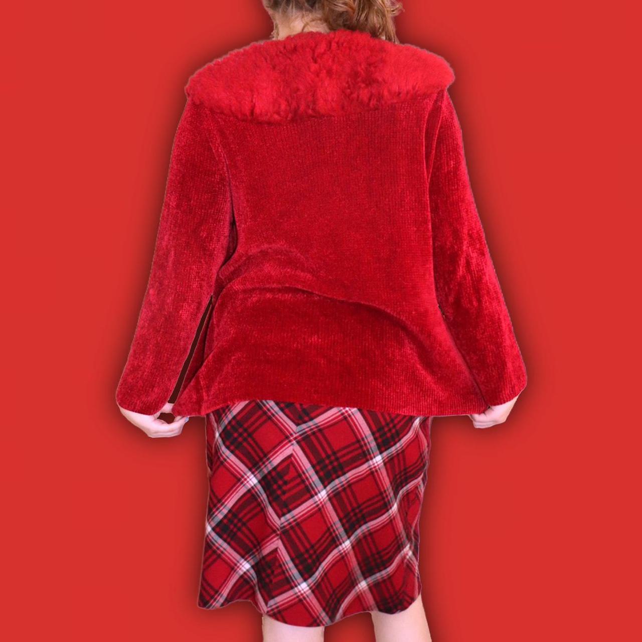 Product Image 3 - ❤️ RED FAUX FUR SWEATER