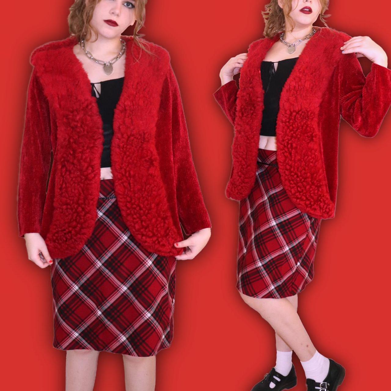 Product Image 1 - ❤️ RED FAUX FUR SWEATER