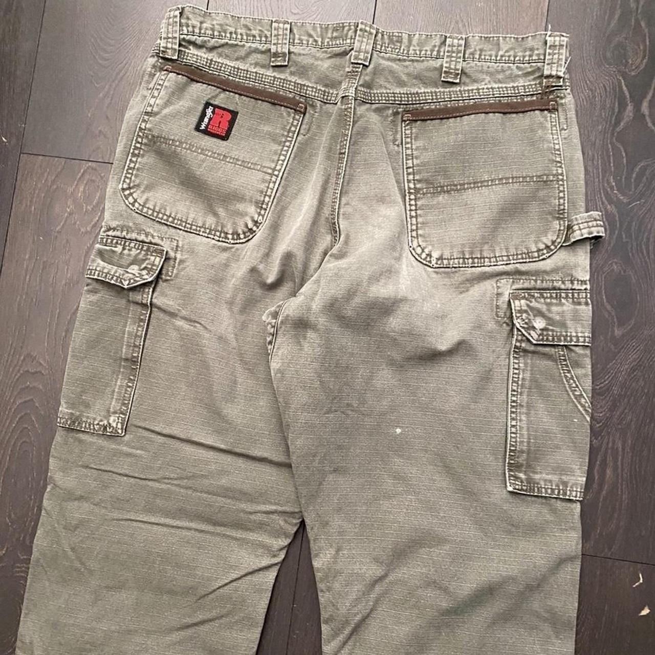 wrangler riggs double knee cargos