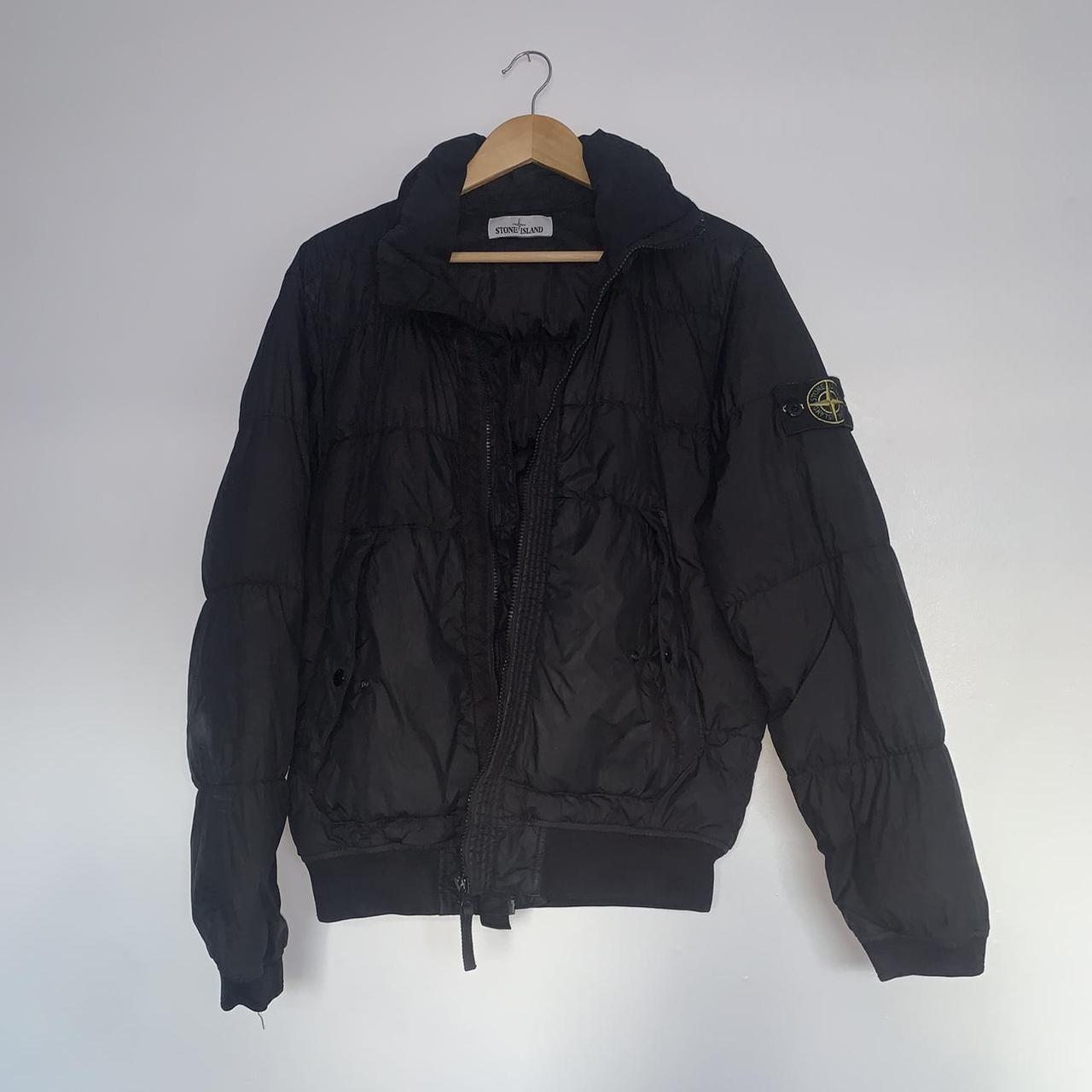 Stone Island Black Puffer Coat [Size S] Has been... - Depop