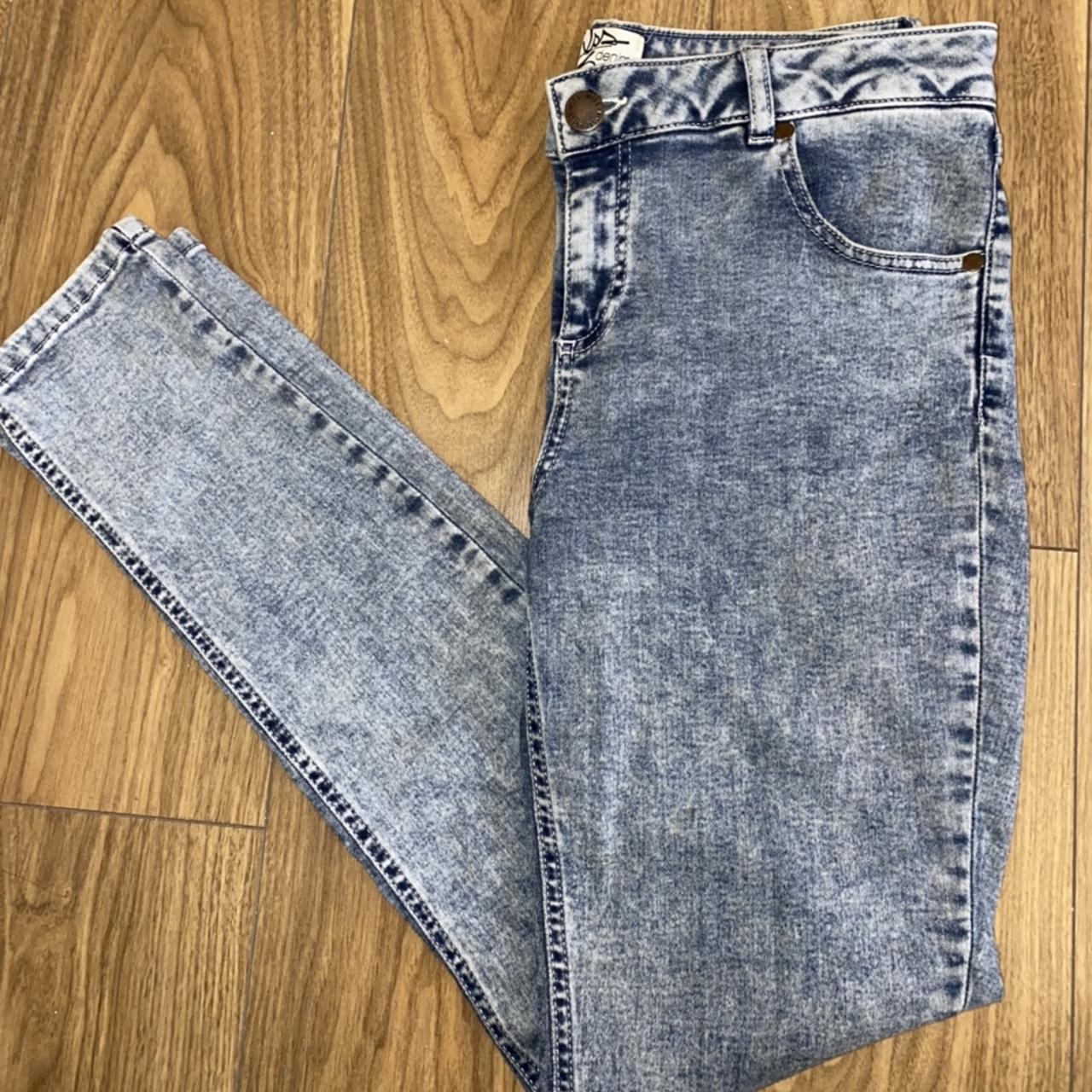 Miss Selfridges light denim skinny jeans, good... - Depop