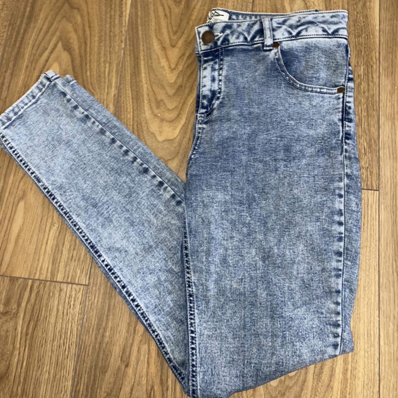 Miss Selfridges light denim skinny jeans, good... Depop