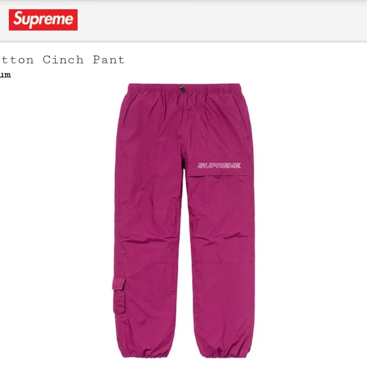 supreme cinch pants