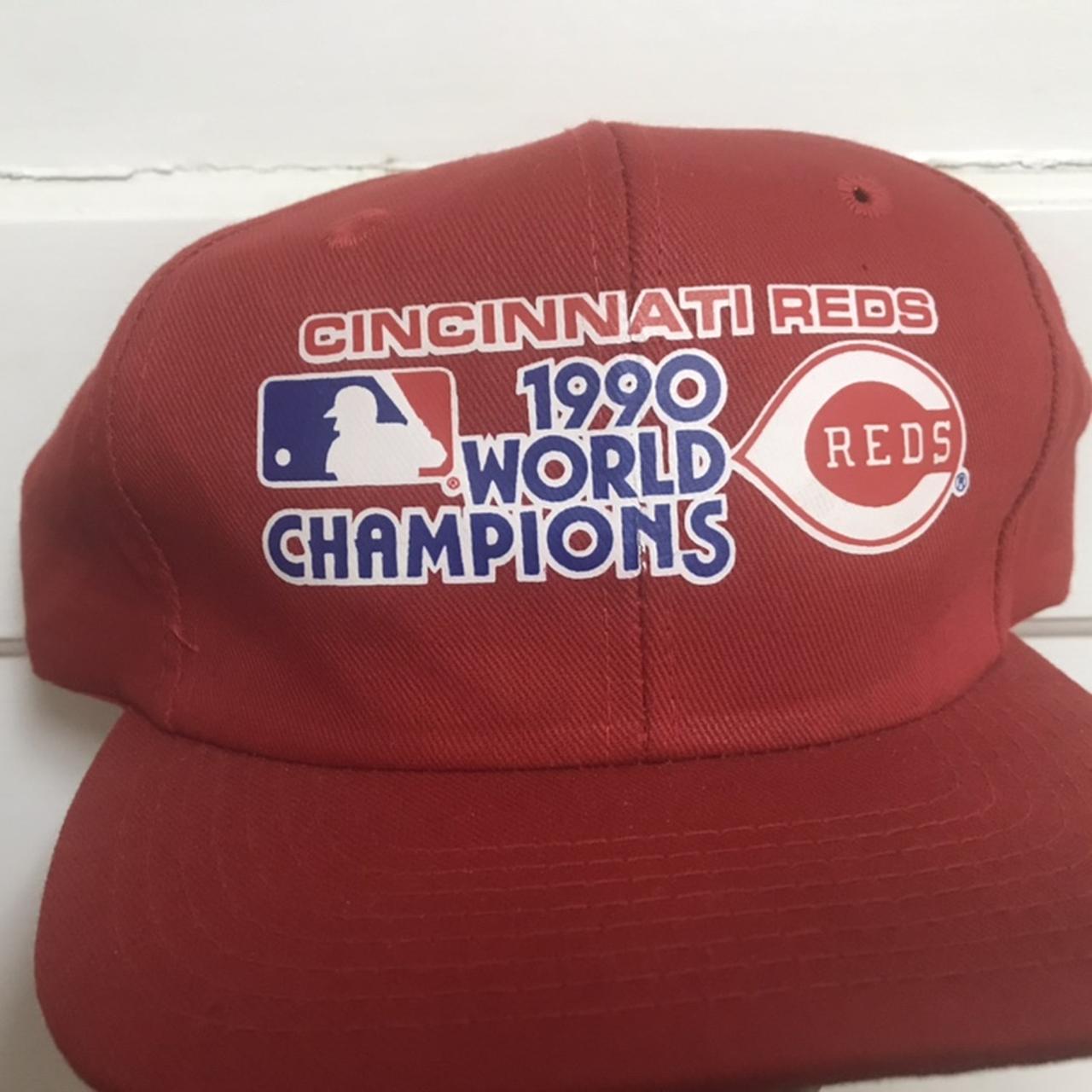 Vintage New Era “Cincinnati Reds“ SnapBack Hat (Sz. - Depop