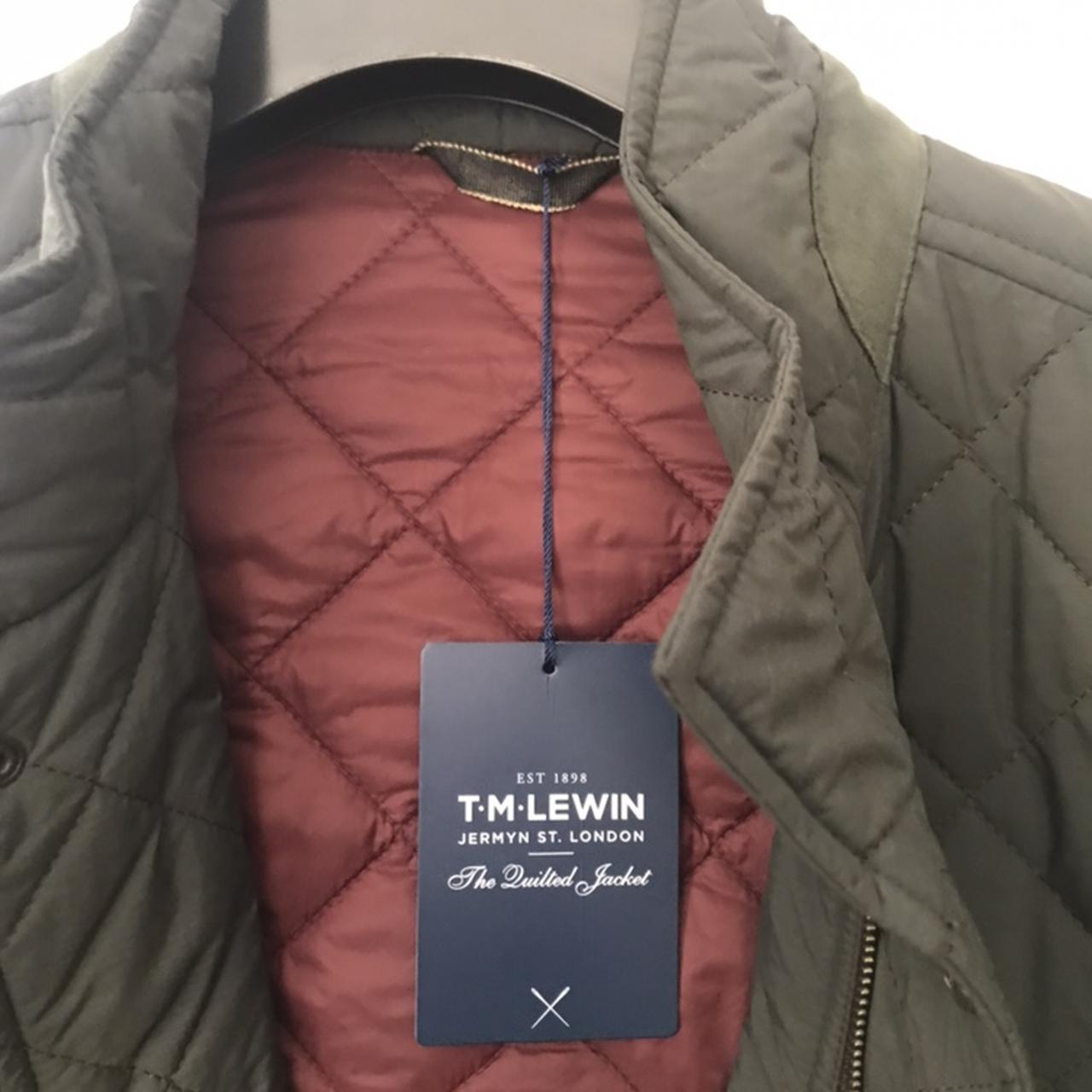 Tm lewin shop quilted jacket