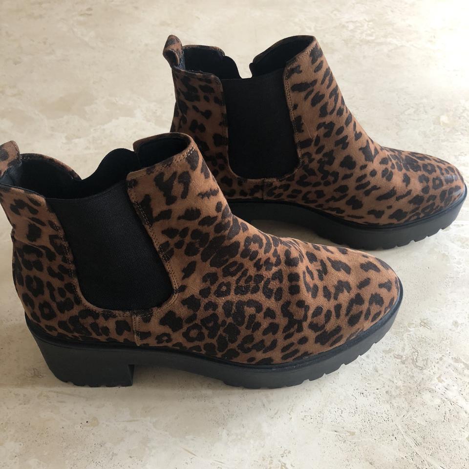 New look leopard boots best sale